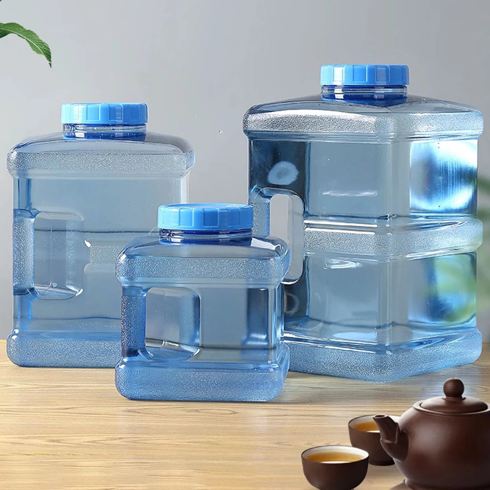 5L Water Storage Bucket Portable Drinking Bucket Emergency Water Storage Tank for Vehicle Home Emergency Hiking Camping Outdoors