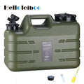 11L Water Bucket Portable Large Capacity Drinking Canister with Detachable Faucet No Leakage for Outdoor Travel Driving Use