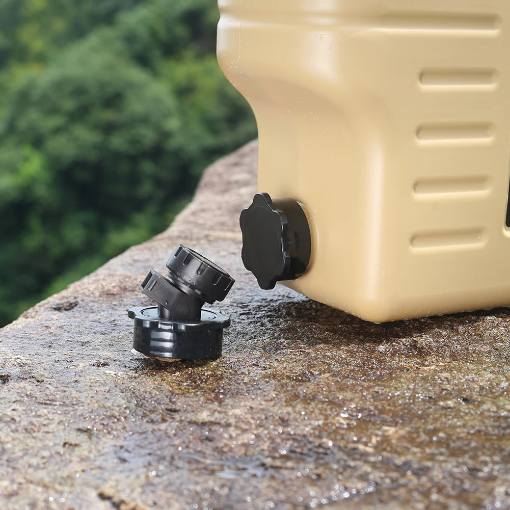 12L Water Storage Container Leak-Proof Drinking Water Bucket Large Capacity Water Container Jug for Vehicle Car Camping